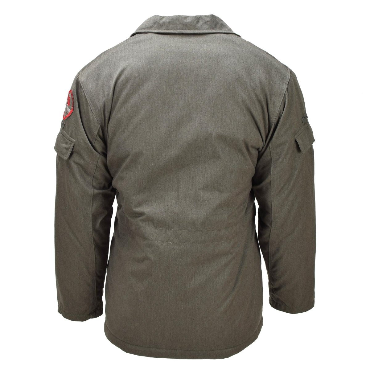 Originele Duitse militaire DDR-veldjas legeruitgave Vintage surplus olijf