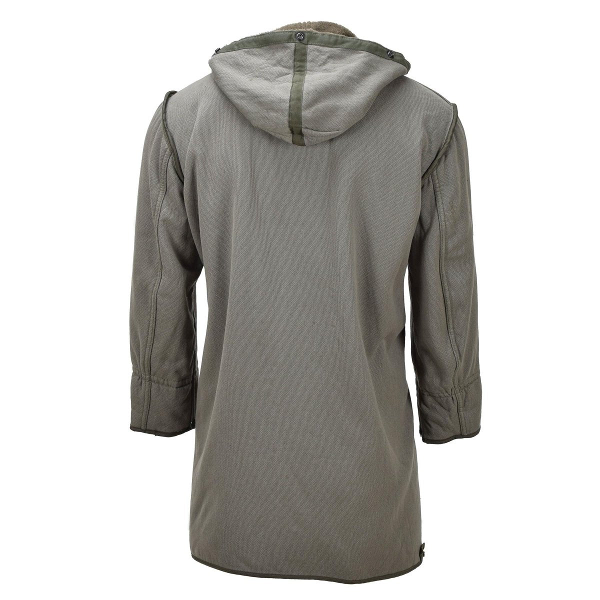 Originele Duitse militaire Lange Parka Faux Fur Liner Thermal Hooded Army Olive