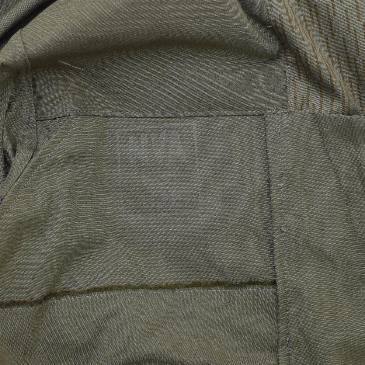 Origineel Duitse militaire NVA Strichtarn Camo Jacket Vintage Combat Field -uniform