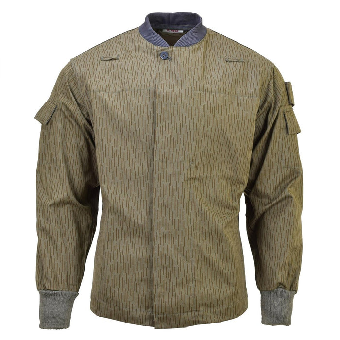 Origineel Duits militair NVA strichtarn camouflagejack vintage gevechtsvelduniform - GoMilitar