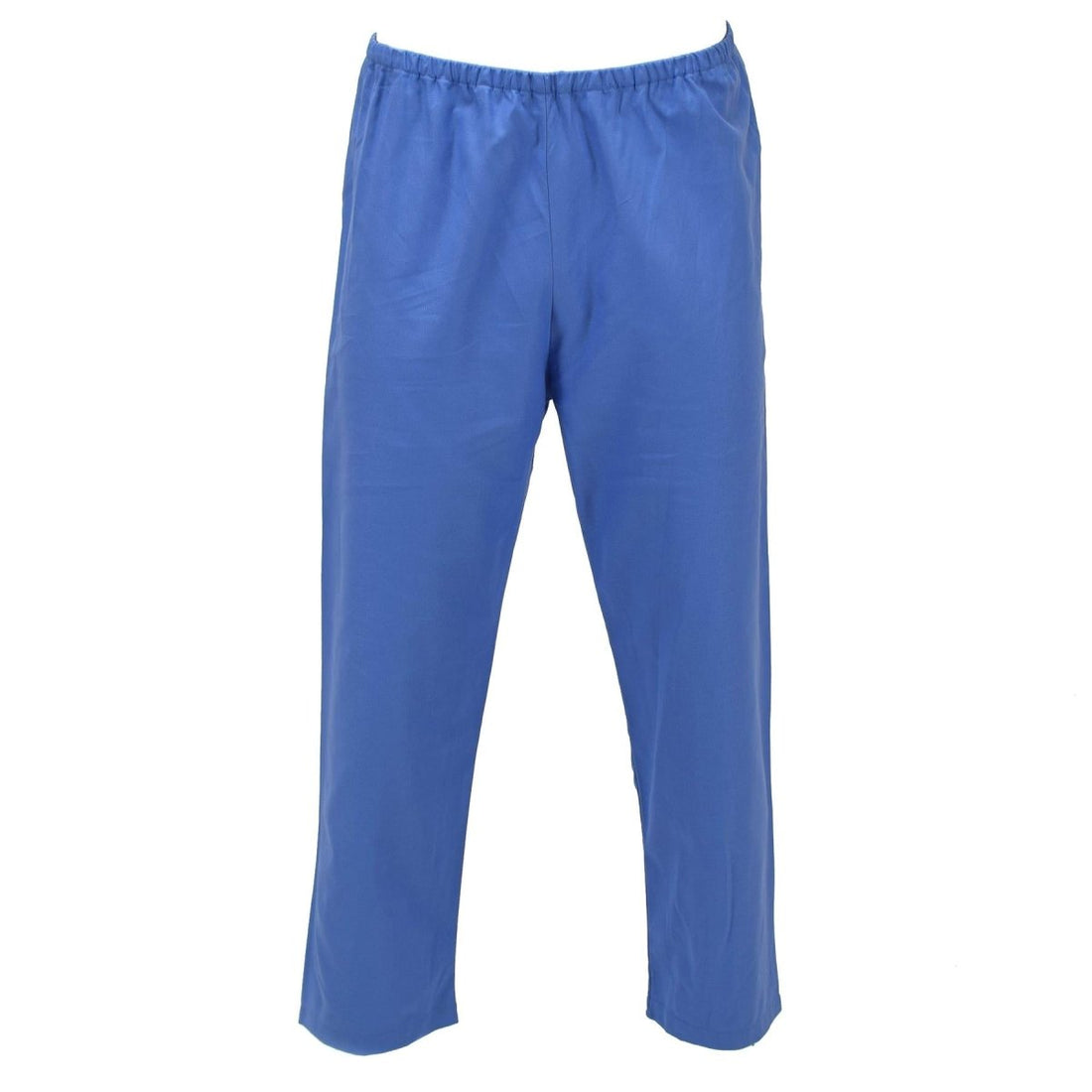 Originele Duitse militaire pyjamabroek elastische taille ontspannen nachtkleding blauw