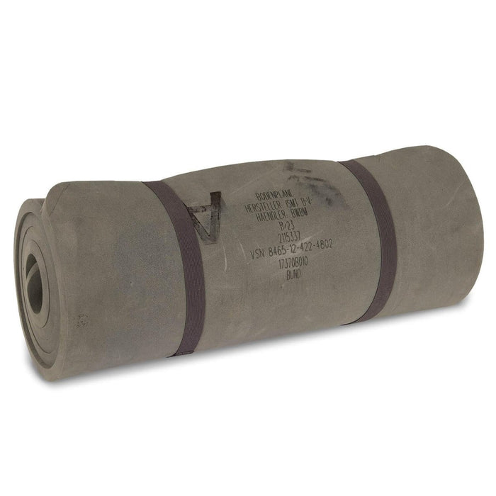 Original German Military Sleeping Pad Rolled Camping Outdoor Army Issue Olive - GoMilitar