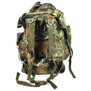 Original German Military Tactical Backpack 65L Combat Rucksack Flecktarn Camo - GoMilitar