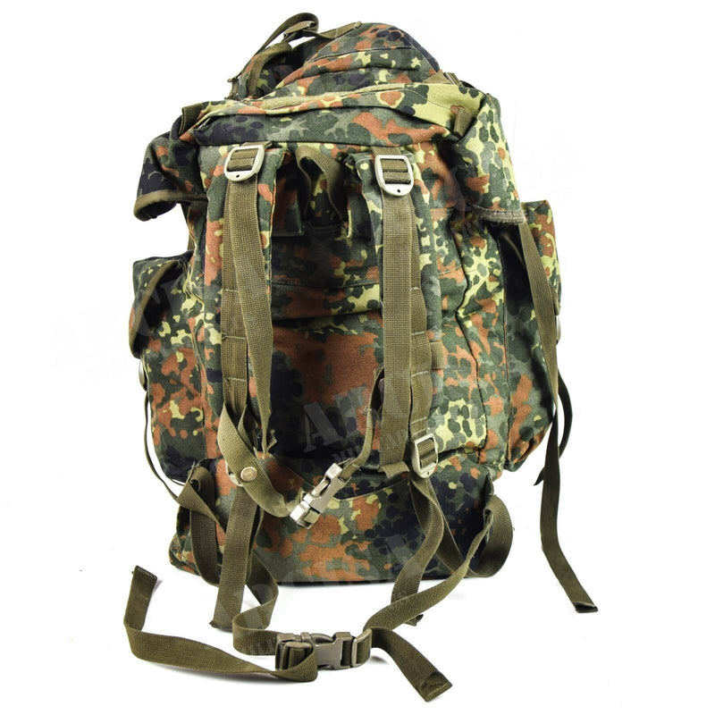 Originele Duitse militaire tactische rugzak 65L Combat Rucksack Flecktarn Camo