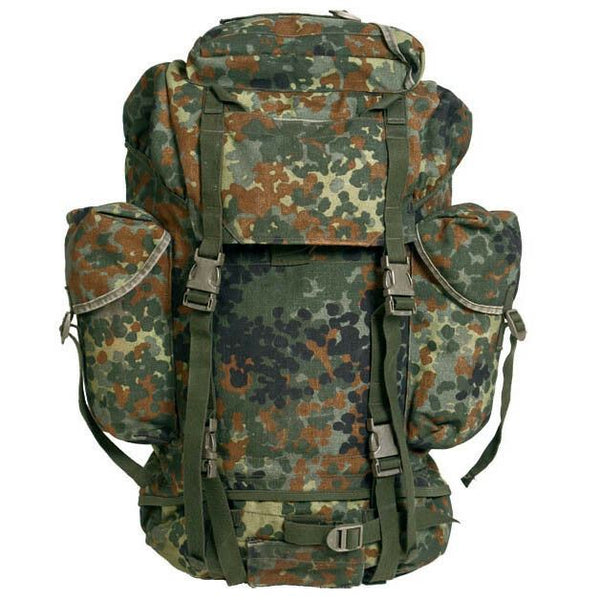 Originele Duitse militaire tactische rugzak 65L Combat Rucksack Flecktarn Camo