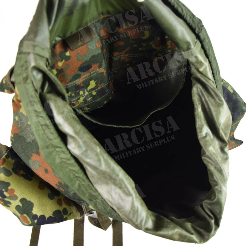 Originele Duitse militaire tactische rugzak 65L Combat Rucksack Flecktarn Camo