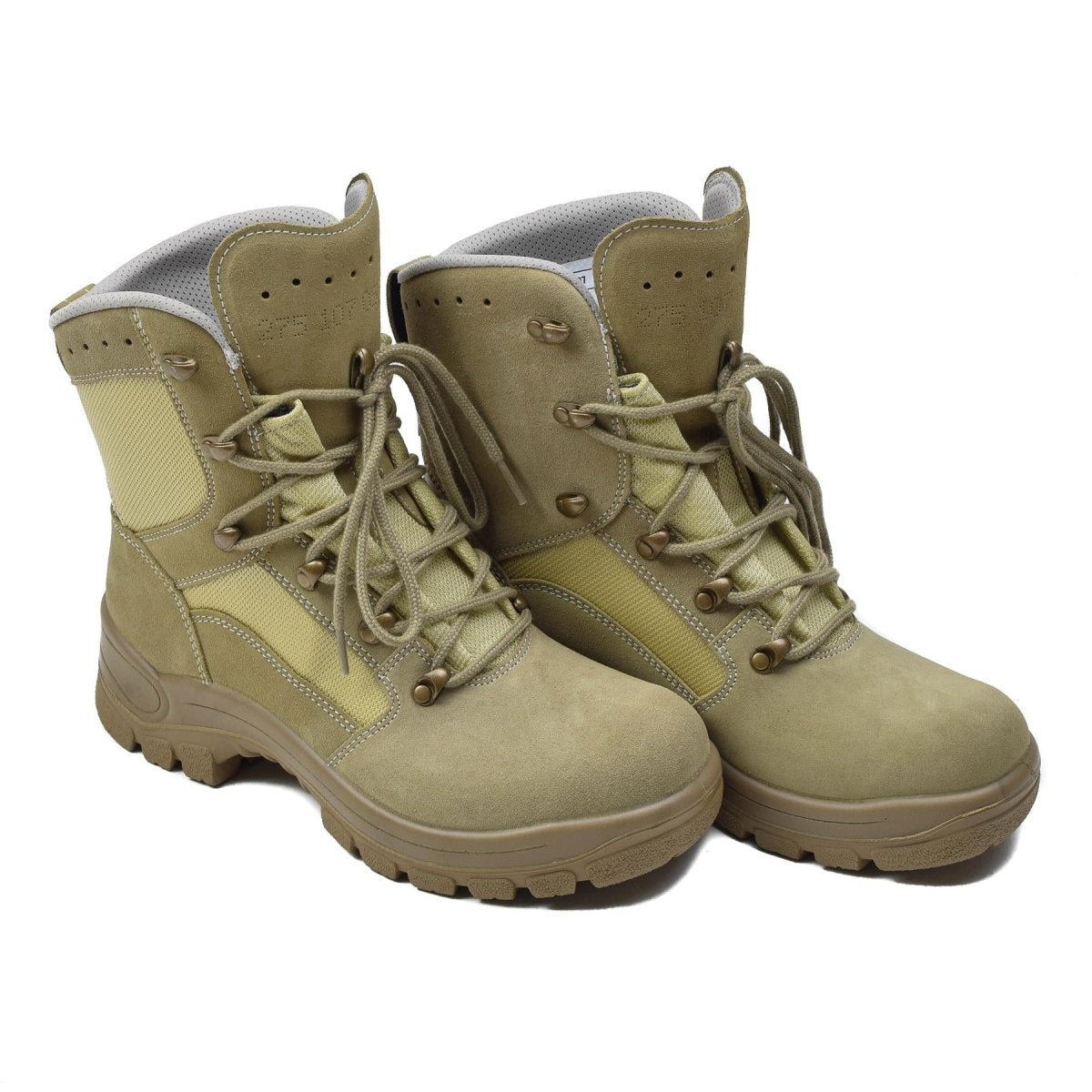 Originele Duitse militaire tactische laarzen waterdichte kaki rubber ronde zool nieuw