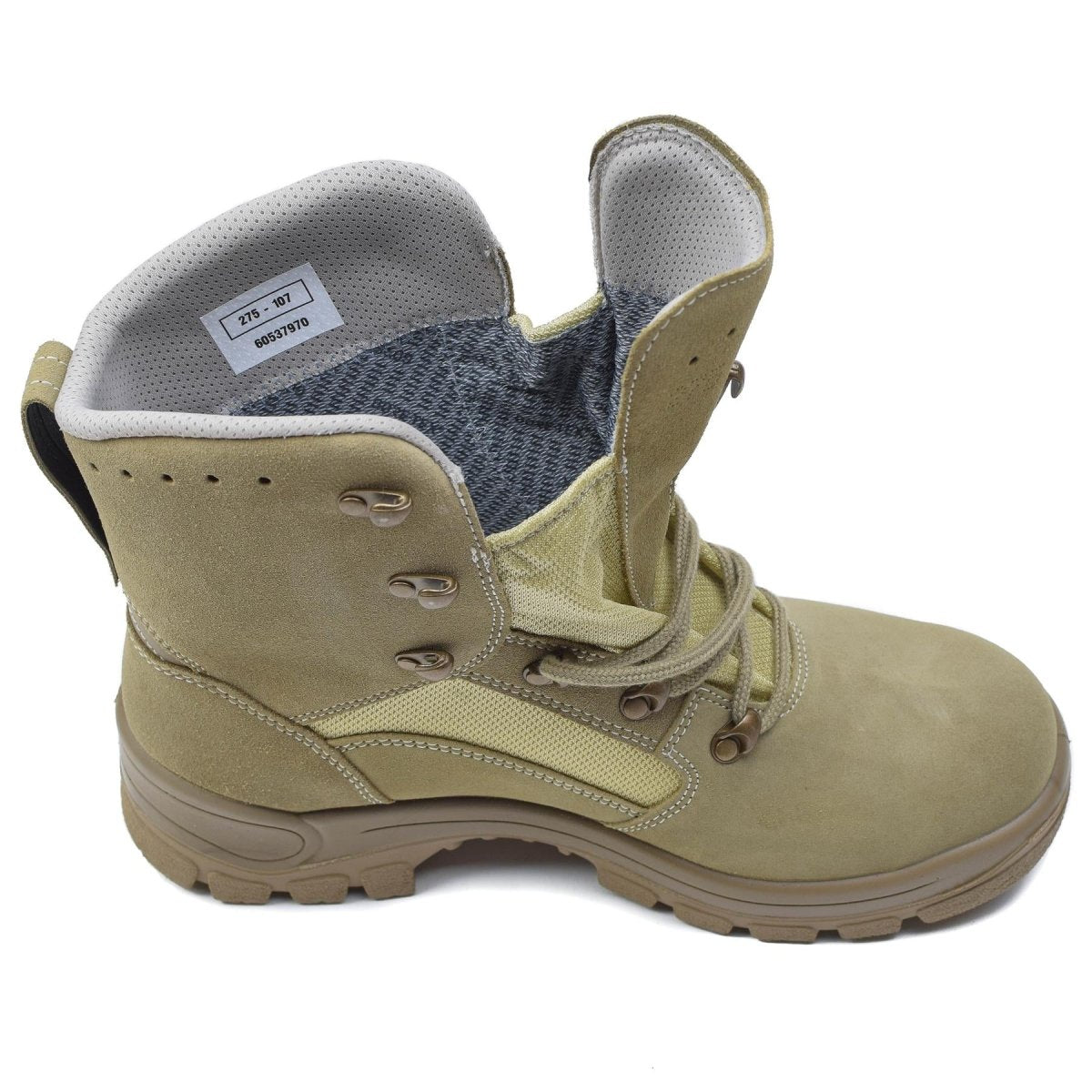 Originele Duitse militaire tactische laarzen waterdichte kaki rubber ronde zool nieuw