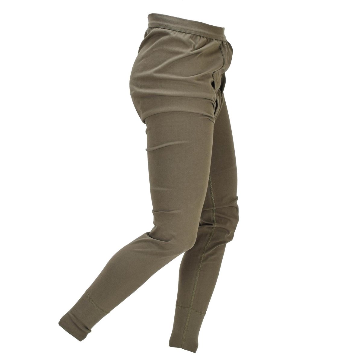 Originele Duitse militaire thermische onderbroek Long Johns Army uitgegeven olijf