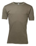 Origineel Duits militair thermisch ondershirt katoen korte mouw surplus olijf