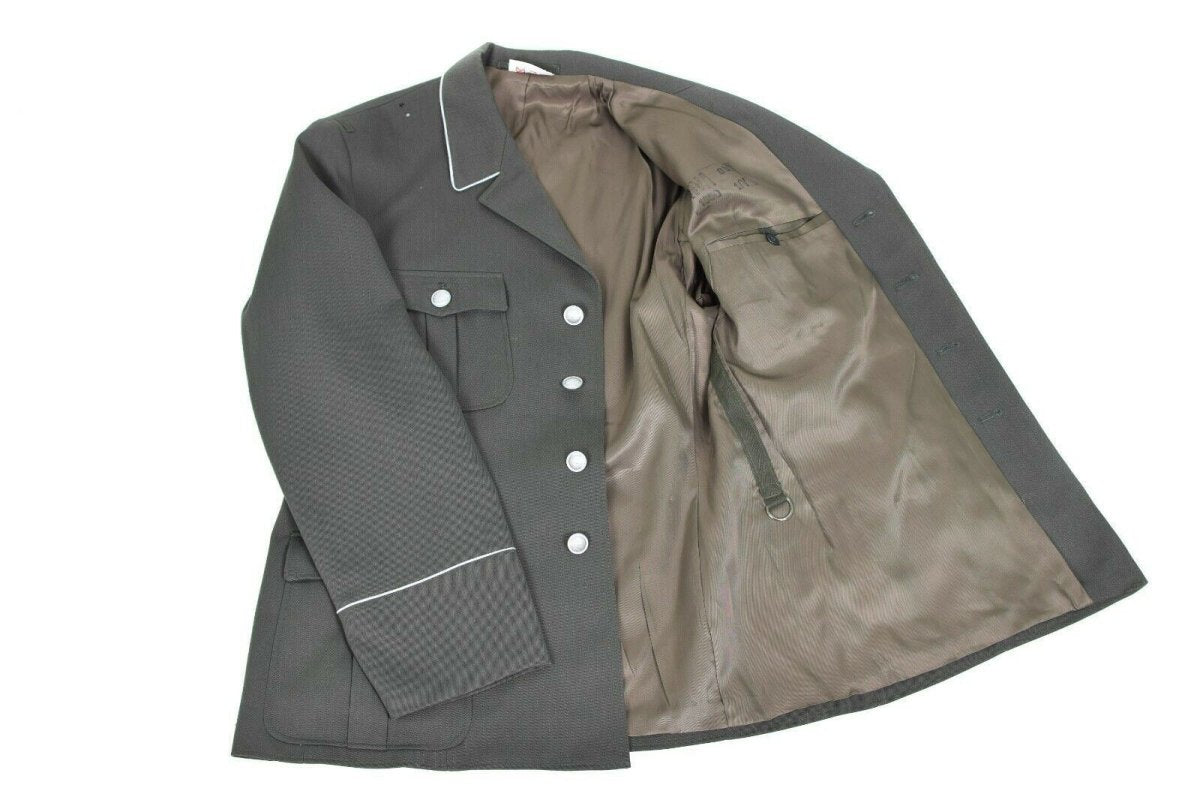 Originele Duitse NVA -leger jurk Jacket Officier formeel uniform grijs militair nieuw