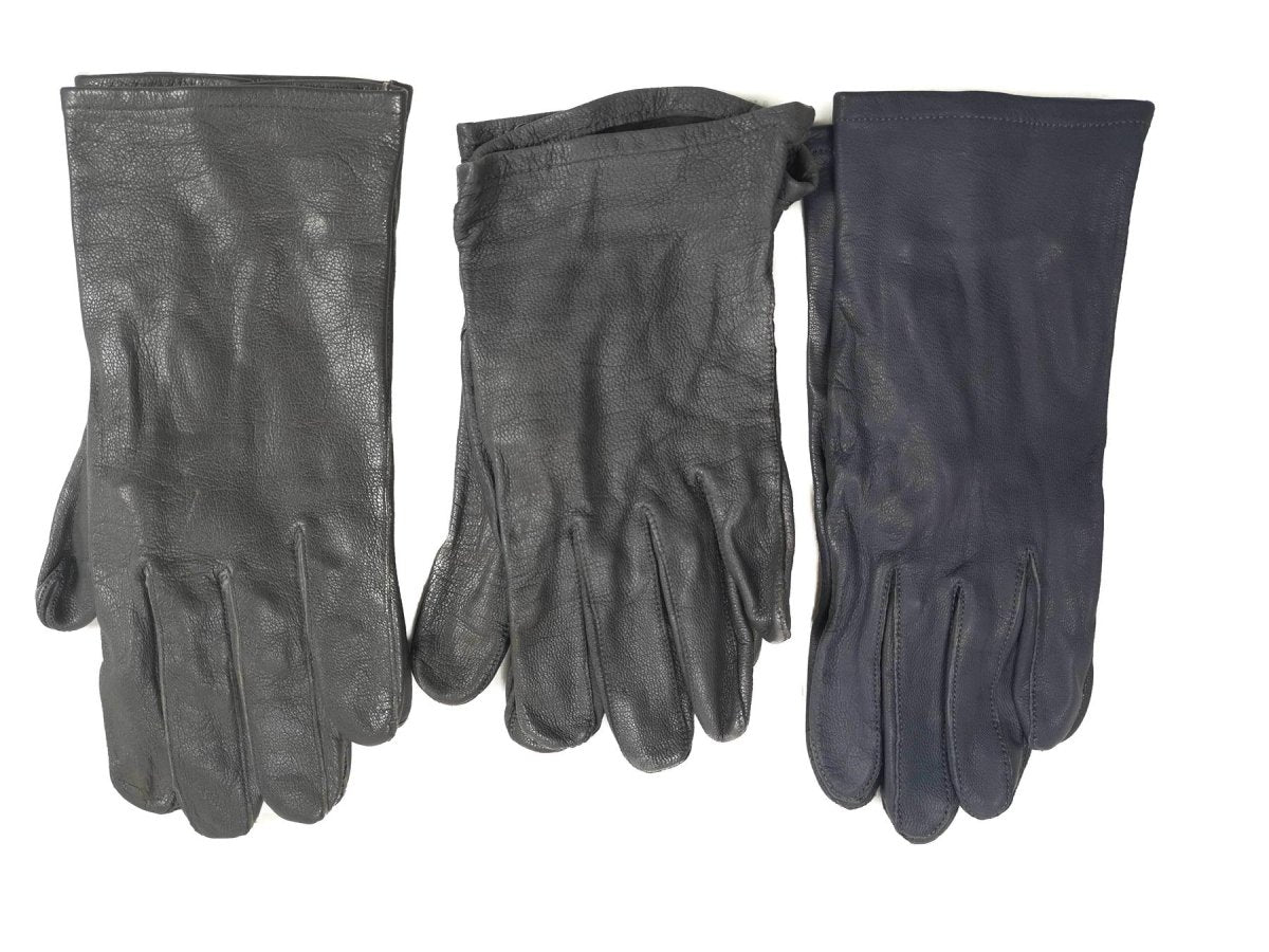 Originele Duitsland Leger Leerhandschoenen Grijs Tactisch militair surplus probleem