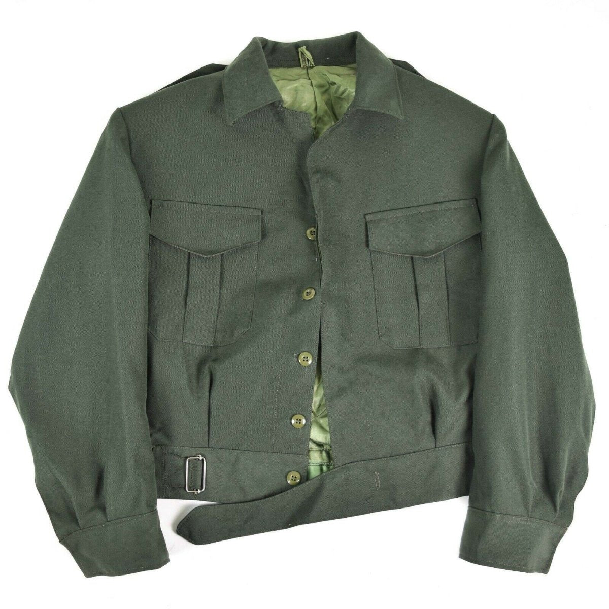 Origineel Grieks legerveld Ike jas Gabardine Wool Blaze Griekenland militair nieuw