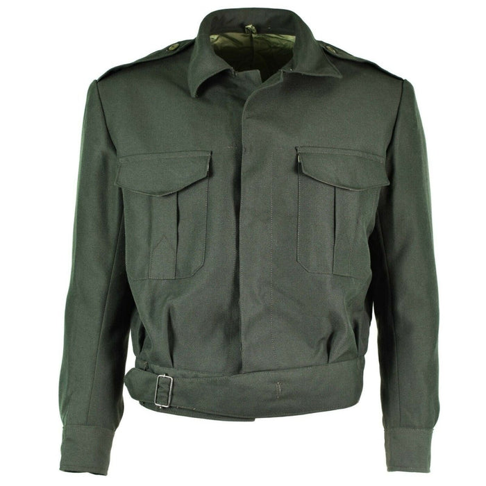Origineel Grieks leger Field ike jas gabardine wol blaze Griekenland militair NIEUW - GoMilitar