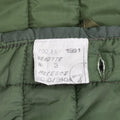Origineel Grieks leger M65 voeringjack gewatteerd warme militaire jas met groen