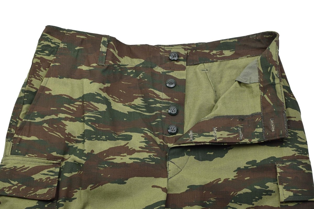 Originele Griekse militaire BDU veldbroek cargozakken hagedis camouflage