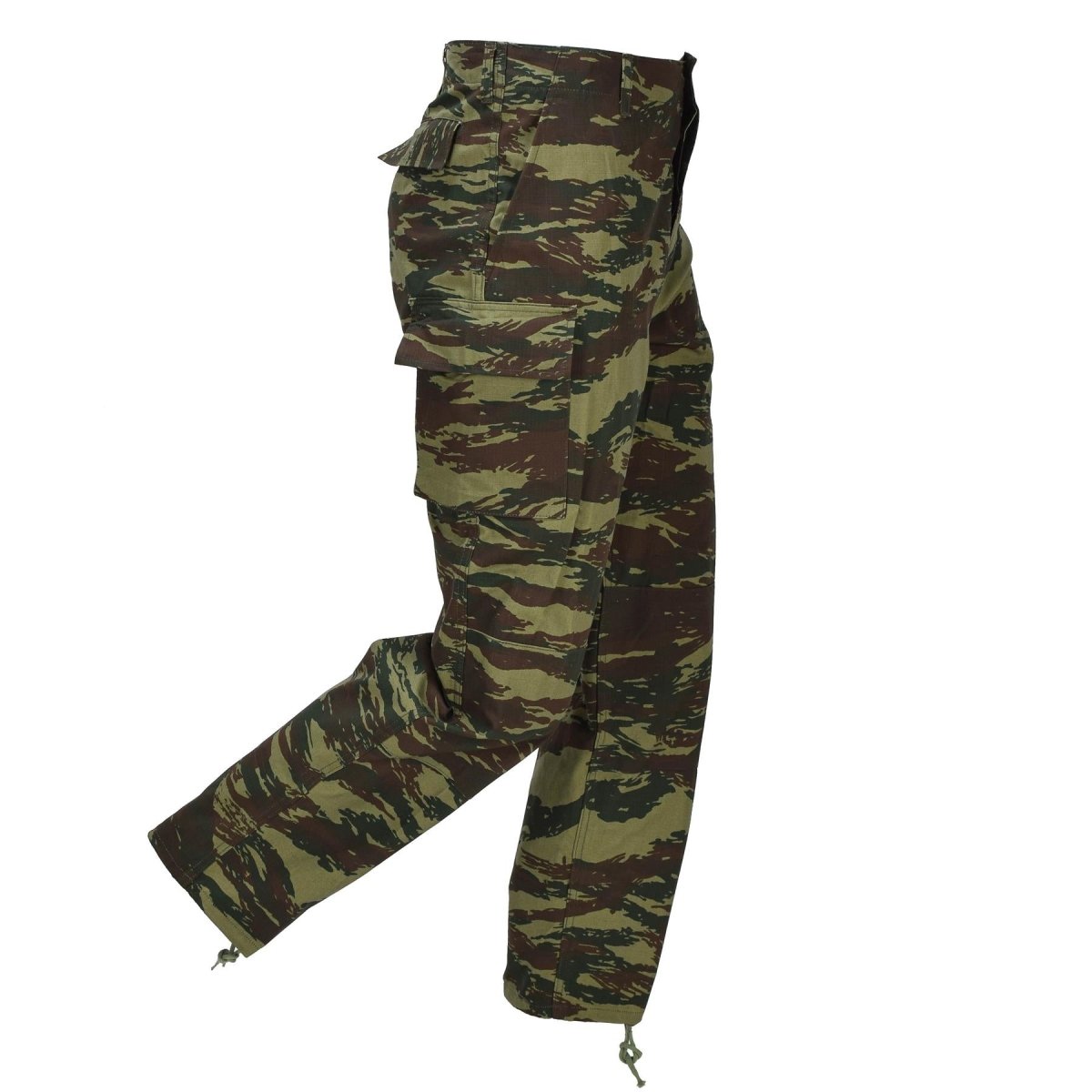 Originele Griekse militaire BDU veldbroek cargozakken hagedis camouflage