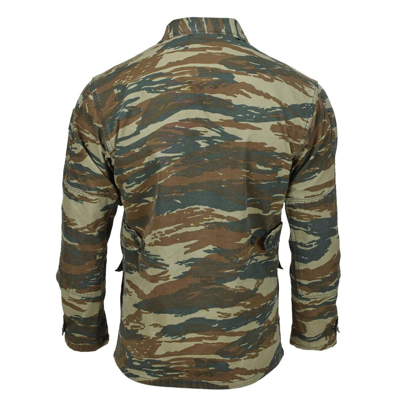 Originele Griekse militaire veld BDU Jacket Lizard Camouflage Griekenland Legeroverhemden