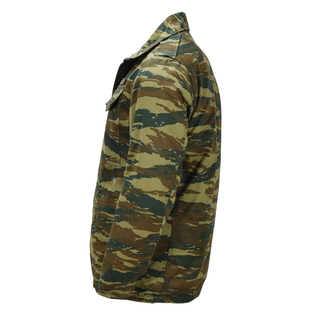 Origineel Grieks militair M65 veldjack met uitneembare voering Army Issue Lizard Camo
