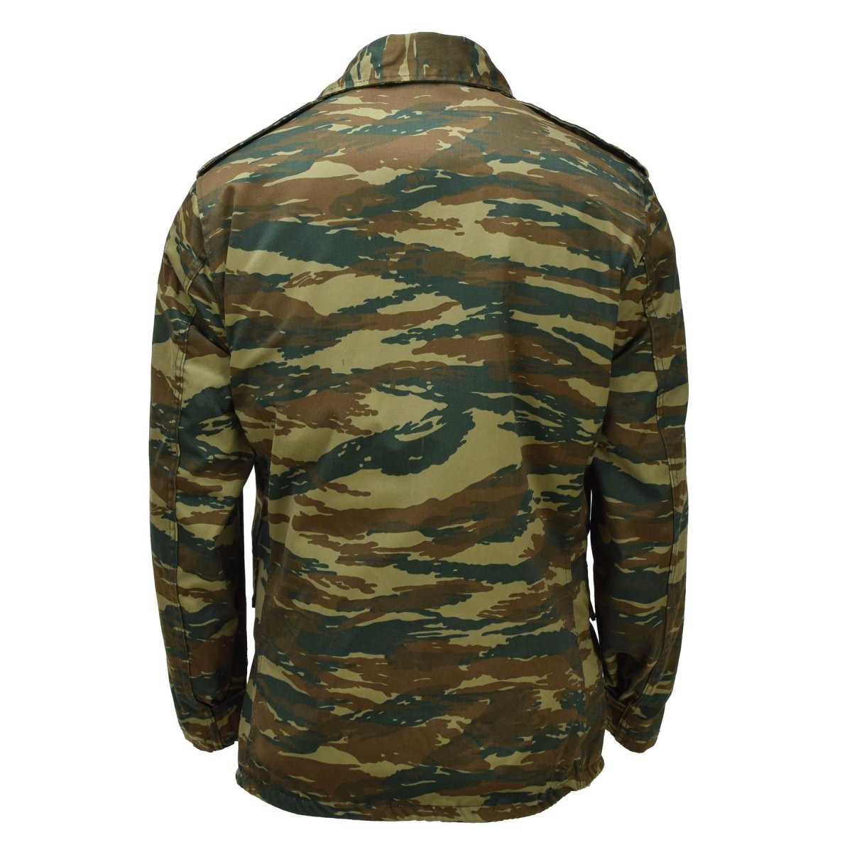 Origineel Grieks militair M65 veldjack met uitneembare voering Army Issue Lizard Camo