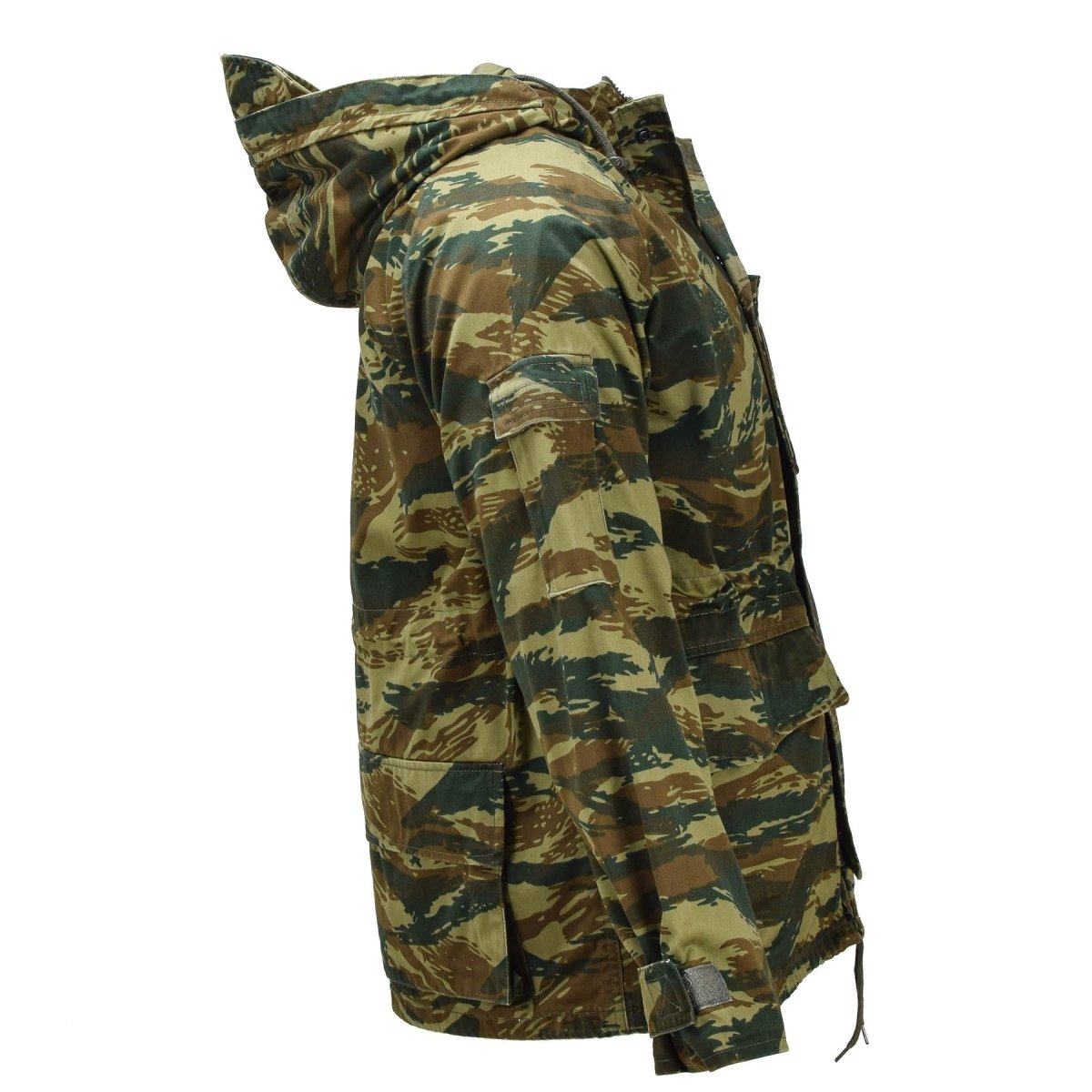 Originele Griekse militaire M65 Field Parka Liner Hood Army Jacket Lizard Camo