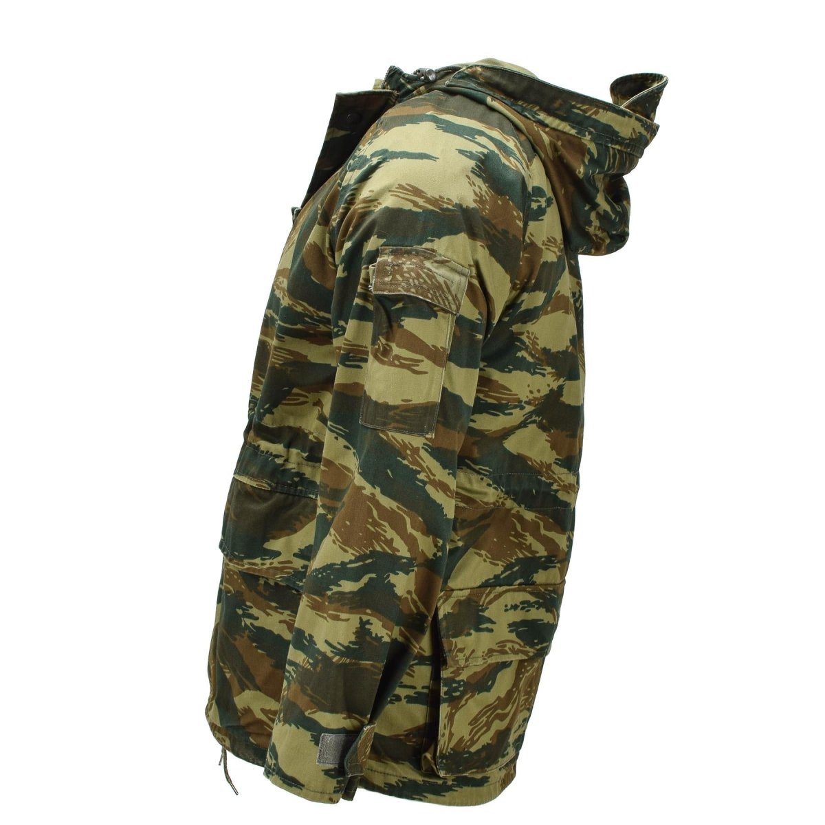 Originele Griekse militaire M65 Field Parka Liner Hood Army Jacket Lizard Camo