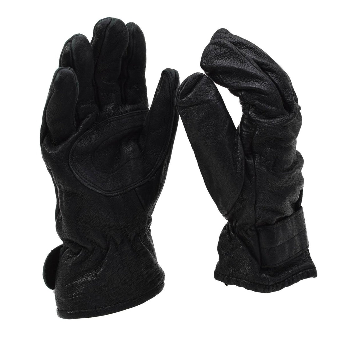 Originele Hongaarse Leger Leren Handschoenen Gevoerd Militair Winter Outdoor Zwart