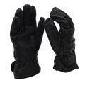 Originele Hongaarse Leger Leren Handschoenen Gevoerd Militair Winter Outdoor Zwart