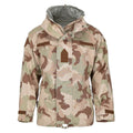 Originele Hongaarse leger regenjasgevecht camouflage woestijn waterdichte capuchoneded