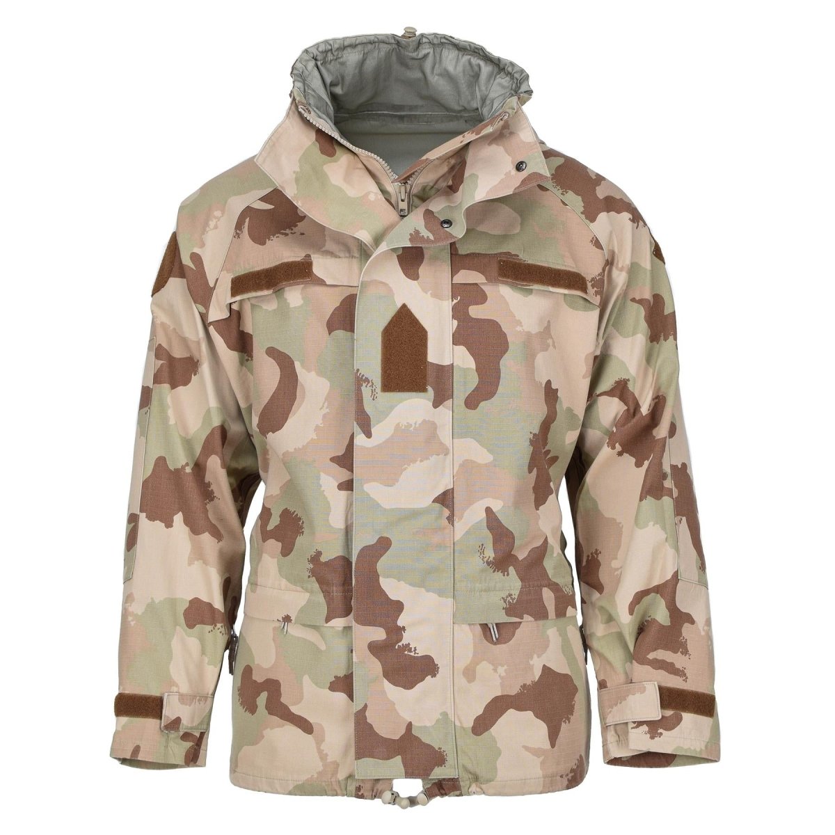 Originele Hongaarse leger regenjasgevecht camouflage woestijn waterdichte capuchoneded
