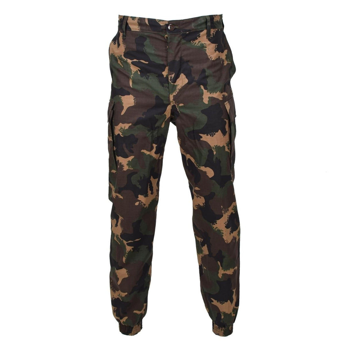 Originele Hongaarse militaire zomerveldbroek M1990 Woodland Camo Ripstop Nieuw