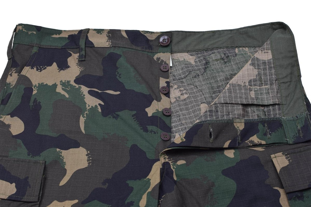 Originele Hongaarse militaire zomerveldbroek M1990 Woodland Camo Ripstop Nieuw