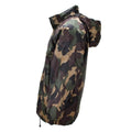 Originele Hongaarse militaire waterdichte jas oprolbare capuchon met knoopflap M93 Camo