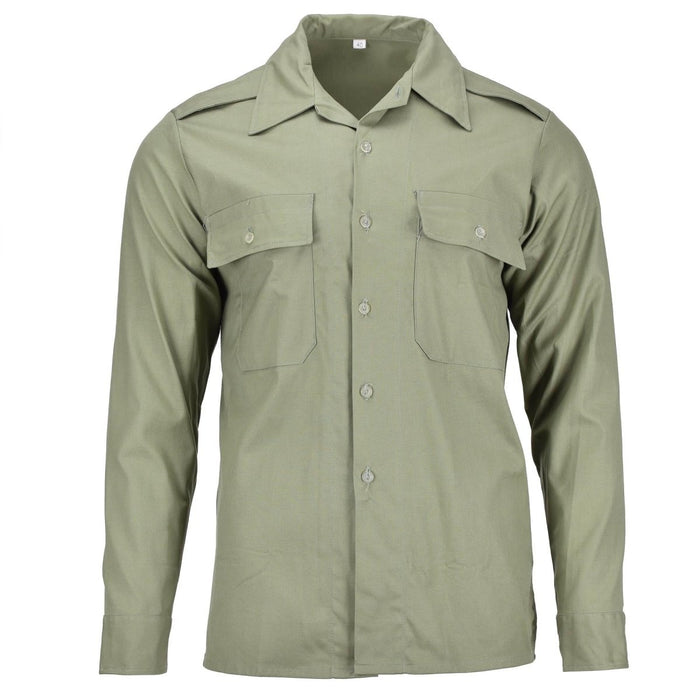 Origineel Hongarije militair gevechtsshirt olijfgroen met lange mouwen en zakken NIEUW\ - GoMilitar