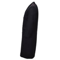 Originele Carabinieri-wollen jas van het Italiaanse leger, uniform met dubbele rij knopen, zwart