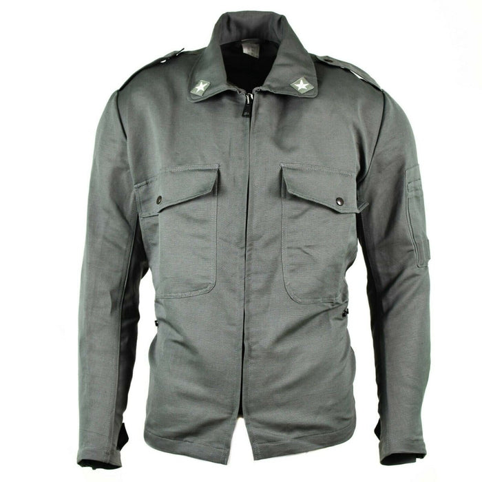 Origineel Italiaans legergrijs jasje Luchtmacht militair BDU overtollige uitgifte shirt NIEUW - GoMilitar