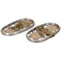 Originele Italiaanse legersneeuwschoenen Militaire aluminium frameriemen Winter