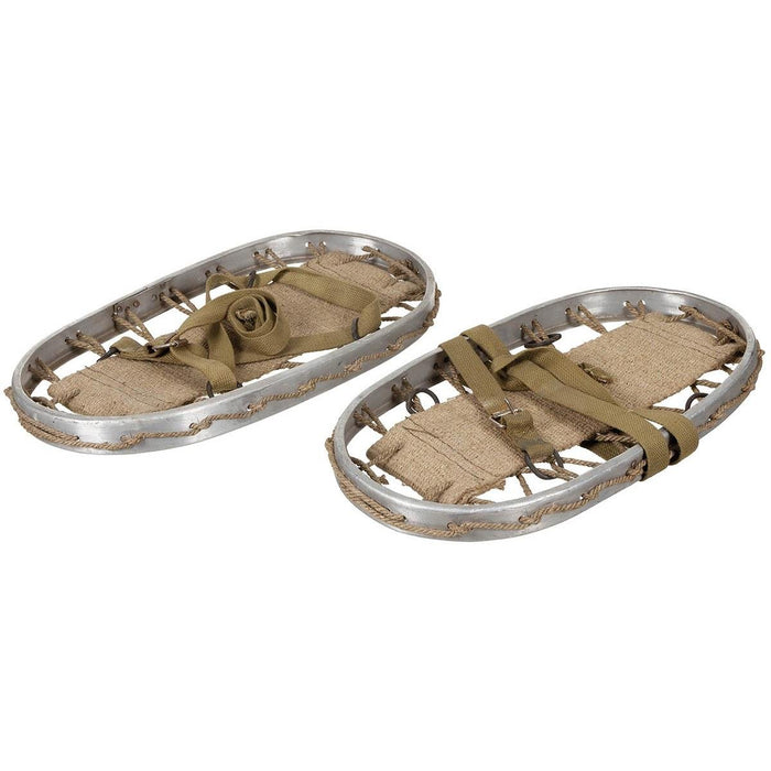 Originele sneeuwschoenen van het Italiaanse leger Militaire aluminium frameriemen Winter - GoMilitar