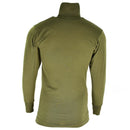 Original Italian army tricot shirt zipper Undershirt F1 thermal Green OD NEW - GoMilitar