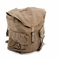 Origineel Italiaans leger Vintage Rucksack Mountain Big Canvas Bag XL -maat