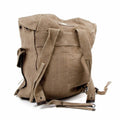 Origineel Italiaans leger Vintage Rucksack Mountain Big Canvas Bag XL -maat