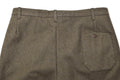 Originele Italiaanse militaire kleding uniform broek bruine wol vintage broek leger leger