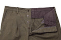 Originele Italiaanse militaire kleding uniform broek bruine wol vintage broek leger leger