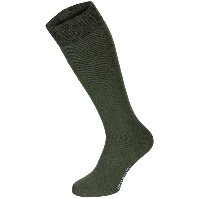 Originele Italiaanse Militaire Esercito Wintersokken Lang Hoog Warm 3 pack Olive - GoMilitar