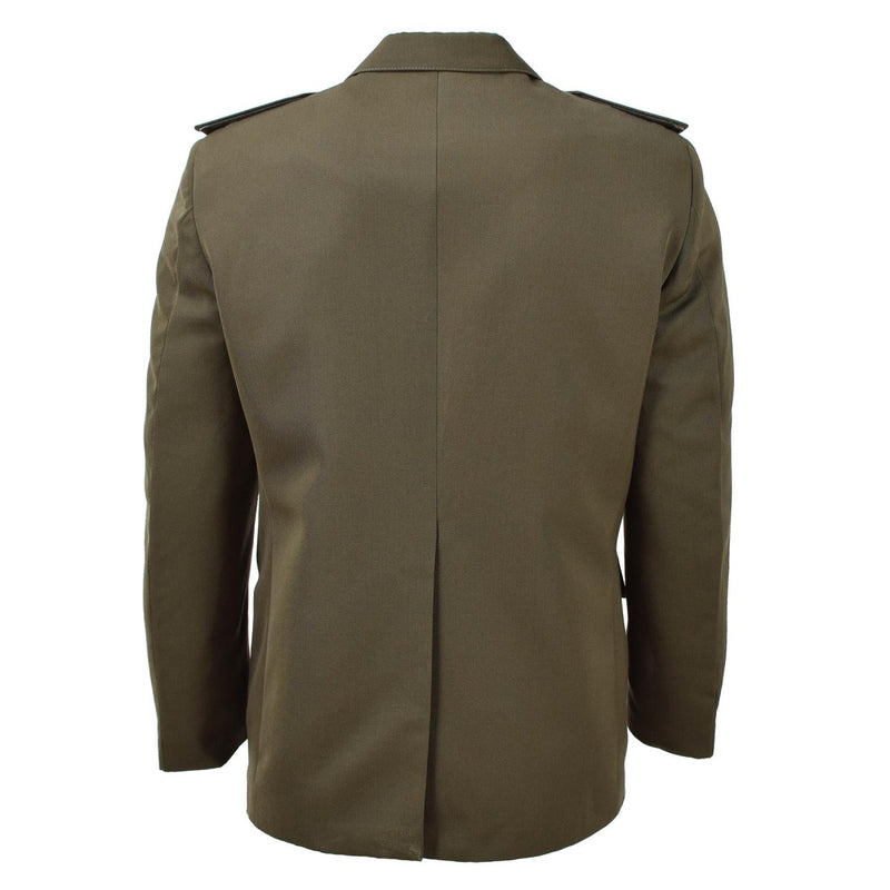 Originele Italiaanse militaire formele jas verde parade jurk vintage bruin