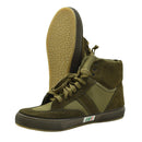 Original Italian Military Gym Shoes High Top Durable Design Training Olive - GoMilitar