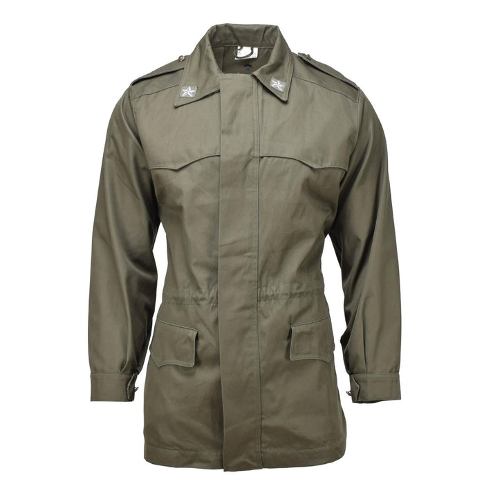 Originele Italiaanse militaire parka met uitneembare gewatteerde voering veldjas olijf NIEUW - GoMilitar