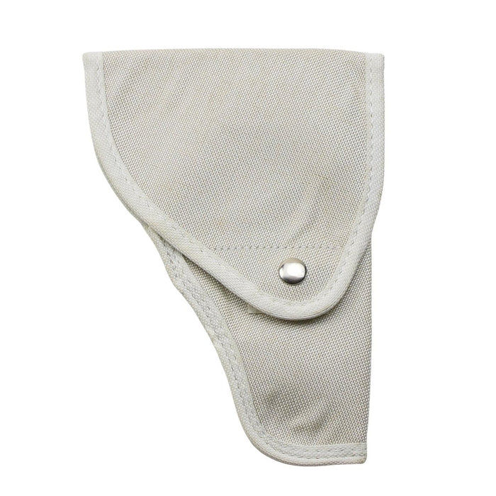 Originele Italiaanse Militaire Pistoolholster Rechterhand Duurzaam Canvas Wit - GoMilitar