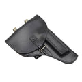 Originele Italiaanse Militaire Pistoolholster Rechtshandige Gespsluiting Zwart