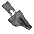 Originele Italiaanse Militaire Pistoolholster Rechtshandige Gespsluiting Zwart